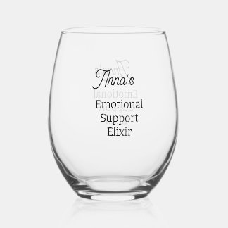 Verre À Vin Sans Pied Support émotionnel