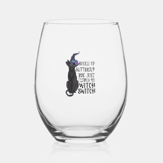 Verre À Vin Sans Pied Tasse À Beurre, Tu Viens De Flipper Ma Sorcière