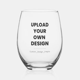 Verre À Vin Sans Pied Téléchargez votre propre design ici   Modèle perso