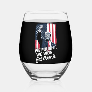 Verre À Vin Sans Pied Trump a Gagné Passons à Autre Chose Victoire de Tr