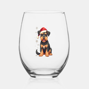 Verre À Vin Sans Pied Un chien mignon Border Collie [RB#10009] 