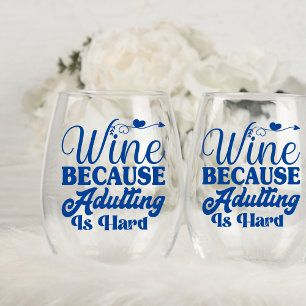 Verre À Vin Sans Pied Vin parce que Adutting est Vin dur Verre Stemless