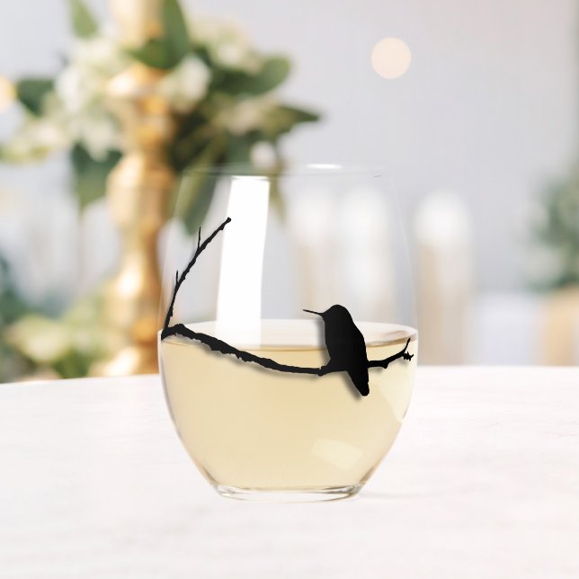 Verre À Vin Sans Pied Vin sans pierre - Colibri en Branche (Insitu (Mariage))