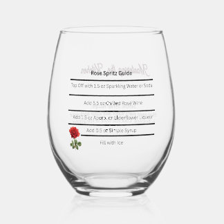 Verre À Vin Sans Pied Wine Glass Rosé Spritz Recipe Guide