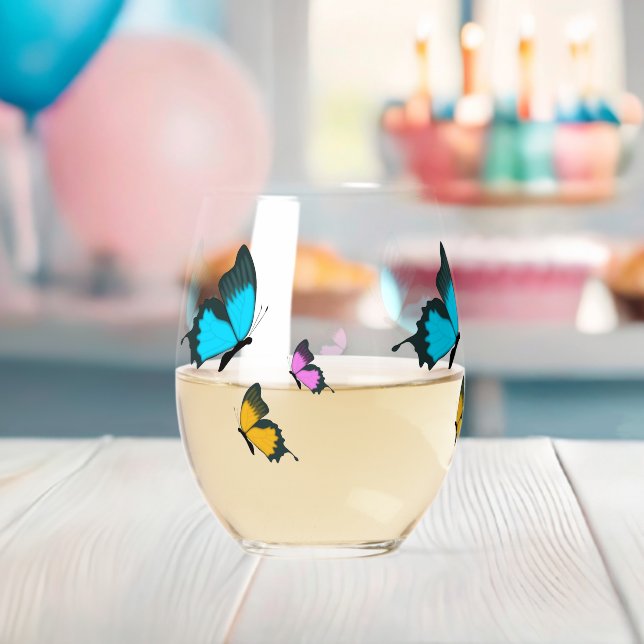 Verre à vin sans pierre (Insitu (Baby Shower))