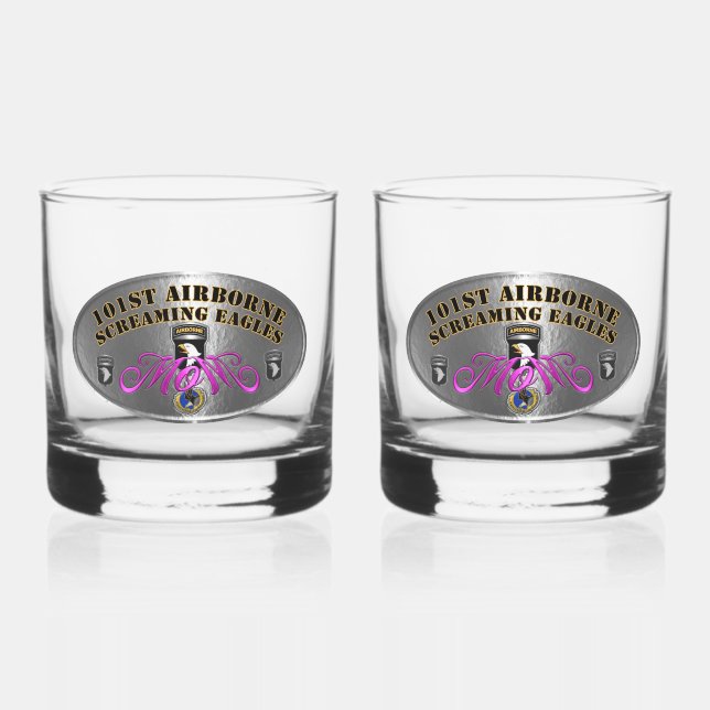 Verre À Whisky 101e division aéroportée MOM (Recto)
