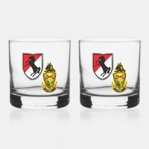 Verre À Whisky 11e régiment de cavalerie blindée ACR