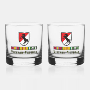 Verre À Whisky 11e régiment de cavalerie blindée ACR Vietnam Vété