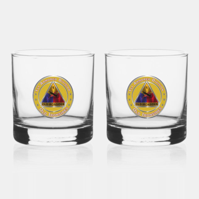 Verre À Whisky 173e brigade aéroportée Vétéran du Vietnam (Recto)