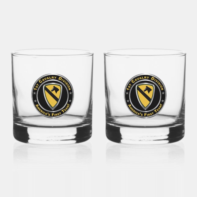 Verre À Whisky 1re division de cavalerie (Recto)