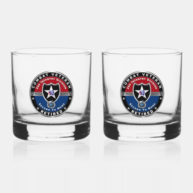 Verre À Whisky 2e division d'infanterie retraitée (Recto)