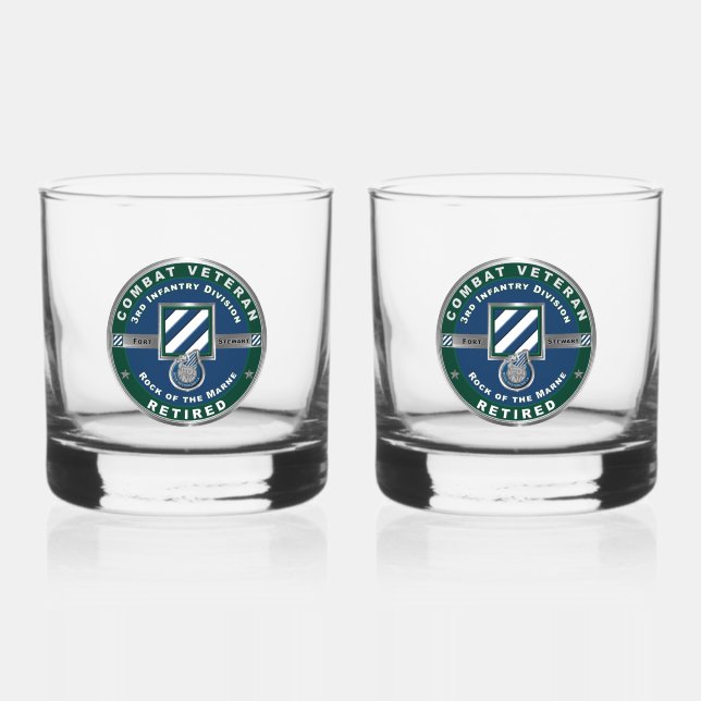 Verre À Whisky 3e division d'infanterie retraitée (Recto)