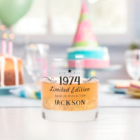50th Birthday Limited Edition 1984 Whiskey Glass