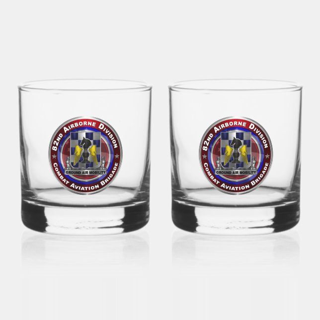Verre À Whisky 82e division aéroportée Brigade de l'aviation de l (Recto)