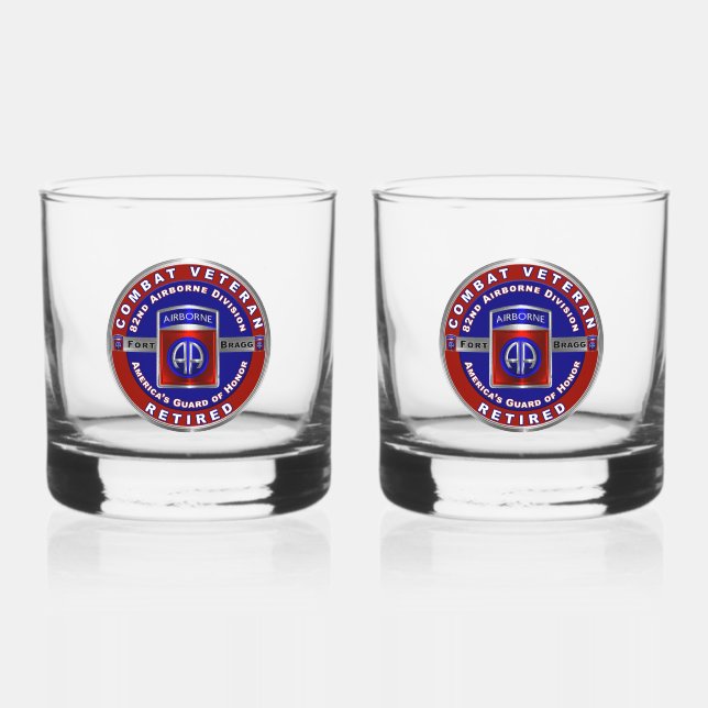 Verre À Whisky 82e division aéroportée Retraitée (Recto)