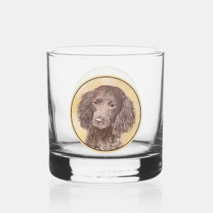Verre À Whisky American Water Spaniel Peinture - Original Dog Art