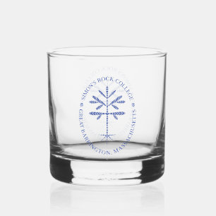 Verre à whisky avec le sceau de roche Simon en ble