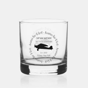 Verre À Whisky Bar d'aviation & Grill Drinkware Rocks