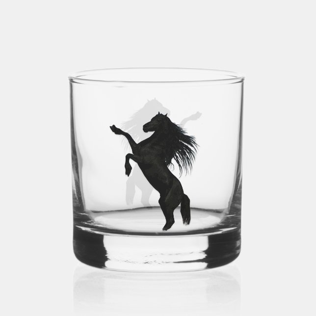 Verre À Whisky Black horse (Recto)