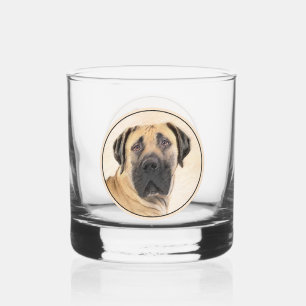 Verre À Whisky Boerboel Peinture - Cute Original Chien Art