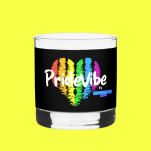 Verre À Whisky Célébrez avec Rainbow Heart : PrideVibe