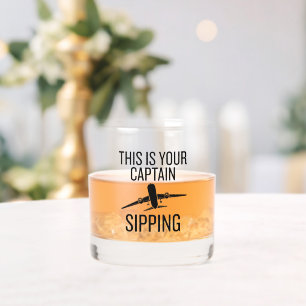 Verre À Whisky C'est Votre Capitaine Qui Boit Un Cadeau De Pilote