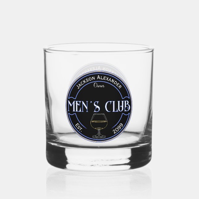 Verre À Whisky Club Homme Grotte Drinkware Rocks (Recto)