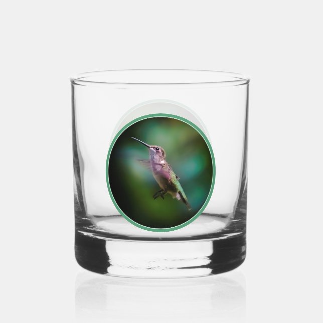 Verre À Whisky Colibri à gorge rubis - Photo originale (Recto)