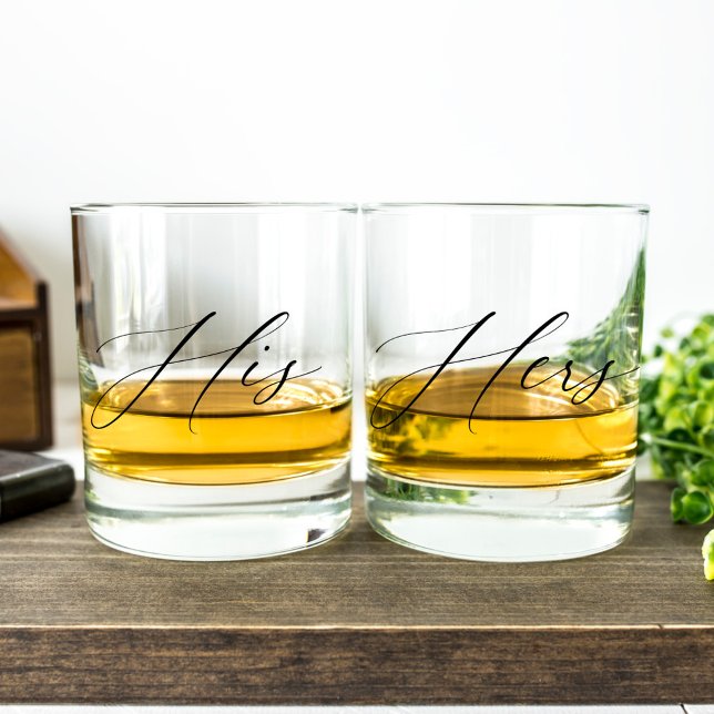 Verre À Whisky Couple de mariage personnalisé (Créateur téléchargé)