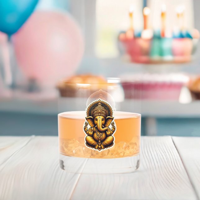 Verre À Whisky Dieu hindou Ganesh / Ganesha (Insitu (Baby Shower))