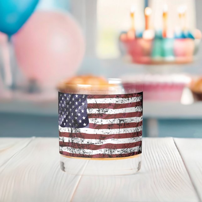 Verre À Whisky Drapeau américain en tatouage (Insitu (Baby Shower))