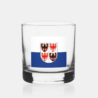 Verre À Whisky Drapeau de la région italienne Trentino Alto Adige