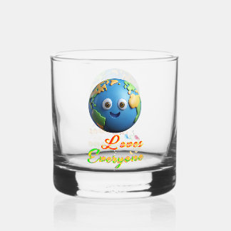 Verre À Whisky Earth Loves Everyone