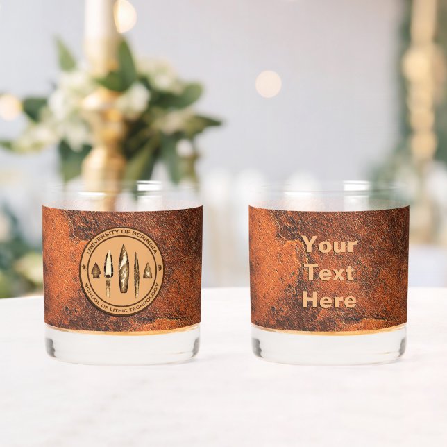 Verre À Whisky Ecole de Technologie Lithique de Beringia (Insitu (Mariage))