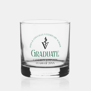 Verre À Whisky Ecole Vétérinaire Verte sur mesure