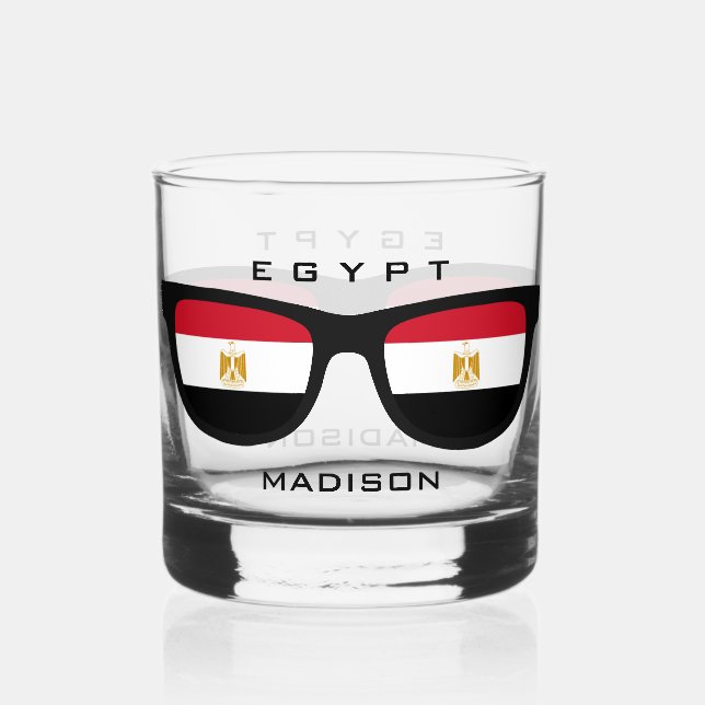 Verre À Whisky Egyptian Shades nom personnalisé (Recto)