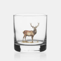 Elégant Deer Hunting Stag Nom personnalisé