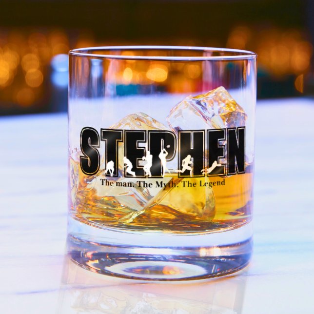 Verre À Whisky Élégant Moderne Unique Sports de Football  (Créateur téléchargé)