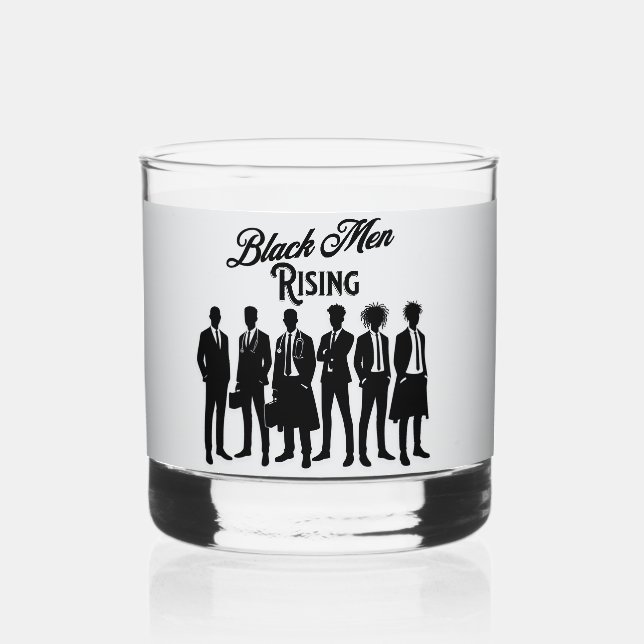 Verre À Whisky Ensemble cadeau de l'homme noir Whiskey Glass (Recto)