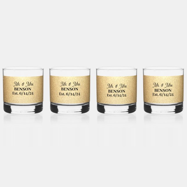 Verre À Whisky Ensemble de produits parties scintillant (Recto)