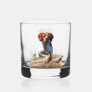 Verre À Whisky Épagneul Breton – Champ, Concentration, Faisan, Ar