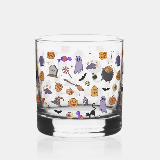 Verre À Whisky Fête d'Halloween (Recto)