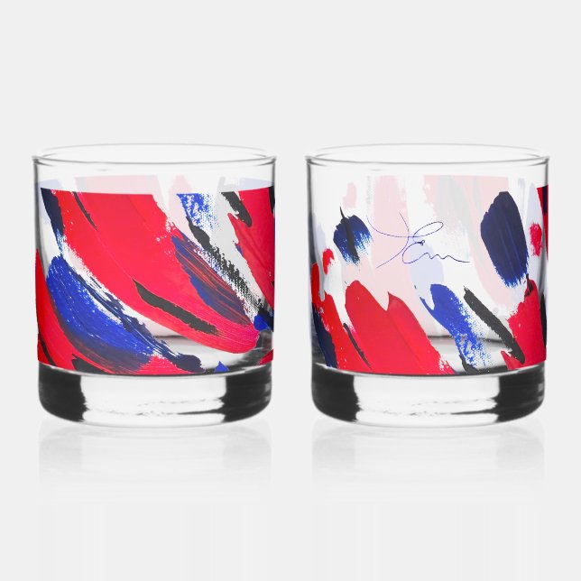 Verre À Whisky Fleur éclatée (Recto)