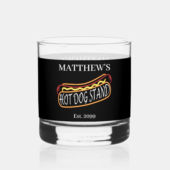 Verre À Whisky Fun Hot Dog Stand Drinkware Rocks (Recto)