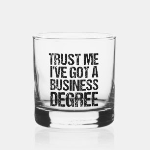 Verre À Whisky Funny Business School Graduate College