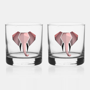 Verre À Whisky Géométrie Tête d'éléphant