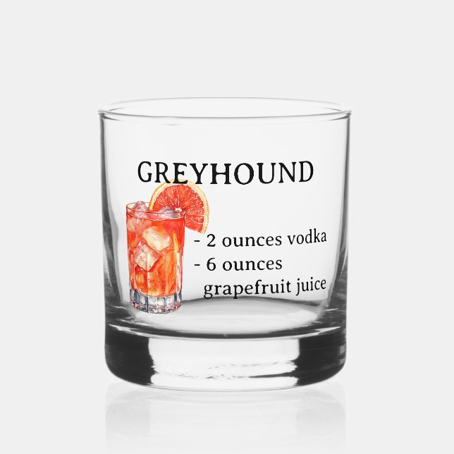 Verre À Whisky Greyhound Vodka Recette Cocktail (Recto)