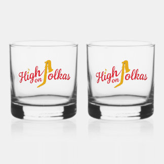 Verre À Whisky High on Polkas Logo Drinkware Set