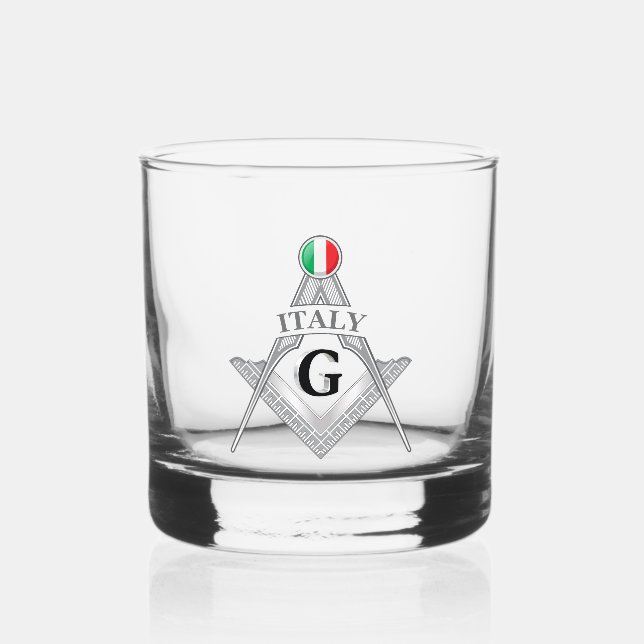 Verre À Whisky Italy freemasonry sign (Recto)
