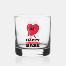 Joyeux ensemble de boissons pour bébés Valentine